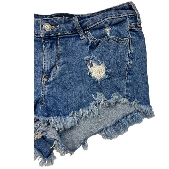 HOLLISTER Low-Rise Short-Short Splatter Shorts - Picture 4 of 8